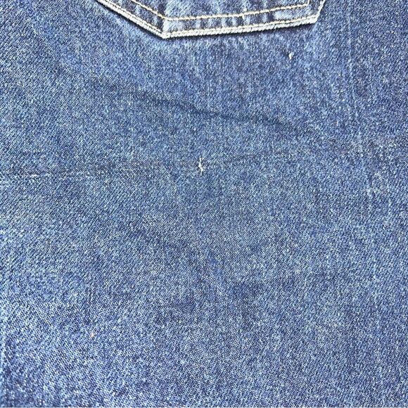 Venezia Jeans Clothing Co 100% Cotton Mom Dark Wash Straight Leg Denim Jeans-22 - Picture 12 of 13